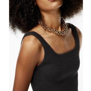 BABATON SCULPT KNIT SQUARENECK TANK